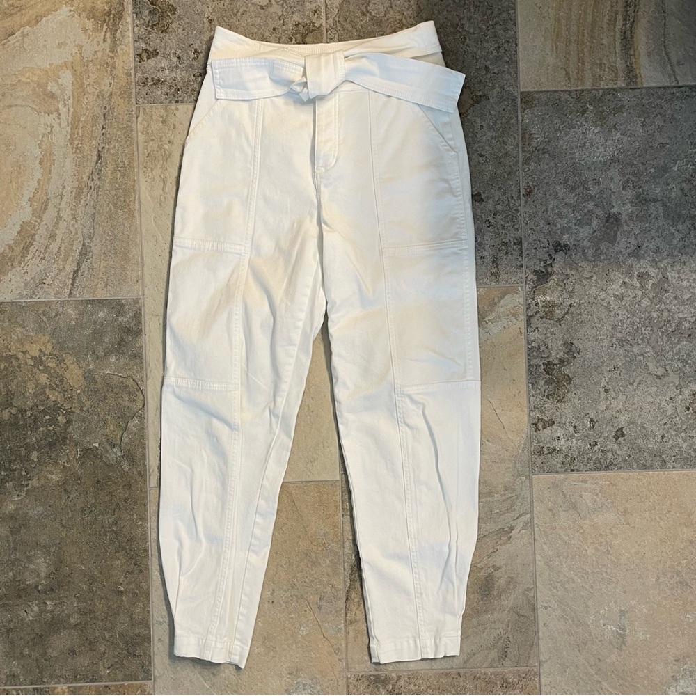 High-rise barrel jeans
